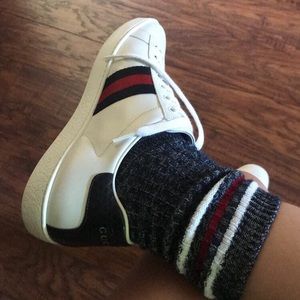 gucci ace sneakers navy